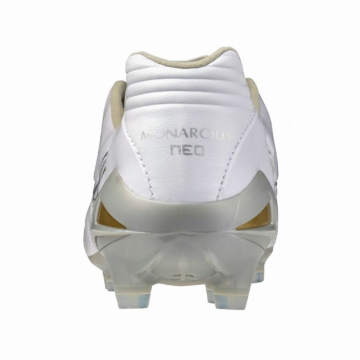 Mizuno サッカースパイク ホワイト、シルバー MIZUNO（ミズノ） モナルシーダ ネオ3 PRO(ホワイト×シルバー