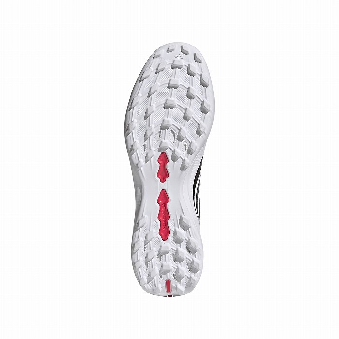  Predator サッカーシューズ ホワイト/レッド adidas（アディダス） PREDATOR LEAGUE FT TF(レッド×ホワイト