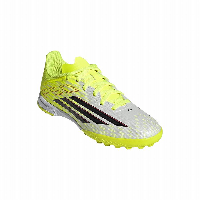 F50 サッカーシューズ ホワイト/イエロー/ブラック adidas（アディダス） F50 LEAGUE TF J(イエロー×ホワイト×ブラック