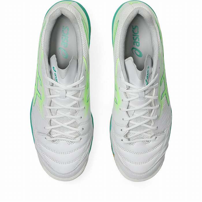 ASICS（アシックス） DESTAQUE K FF(ホワイト×イルミネイトグリーン