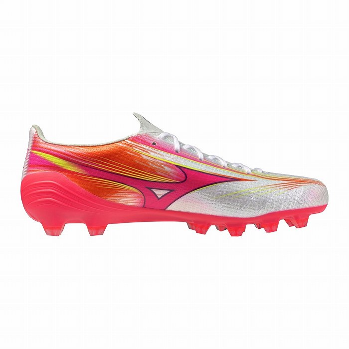 MIZUNO（ミズノ） アルファ 3 ELITE(ホワイト×ピンク) P1GA266264