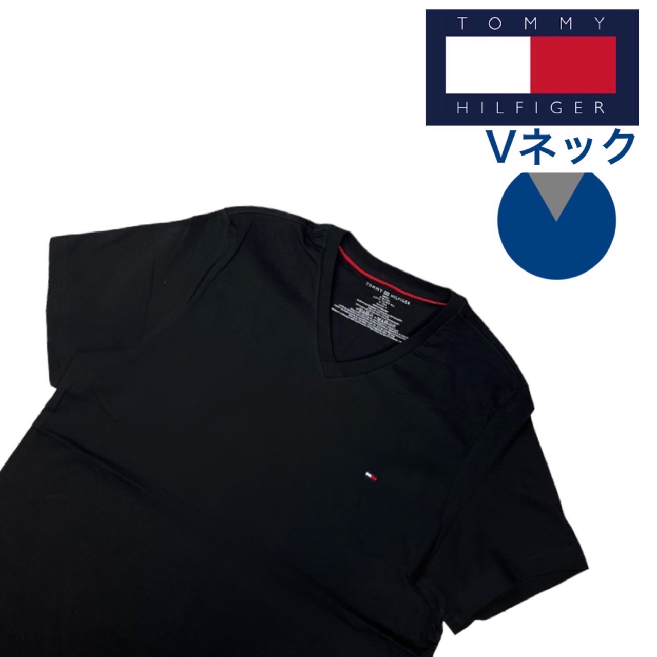 トミーヒルフィガー Tommy Hilfiger 半袖 Tシャツ 09T3139/09T3140 クルーネック Vネック コア フラッグ カットソー TOMMY HILFIGER CORE FLAG TEE｜staiwan｜06