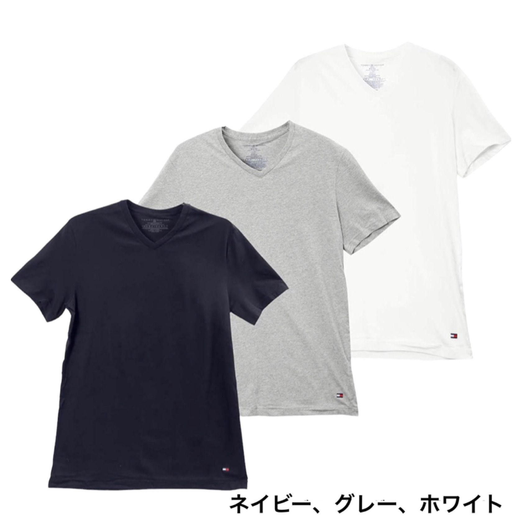 トミーヒルフィガー Tommy Hilfiger 半袖 Tシャツ 09t3149 099 Vネック