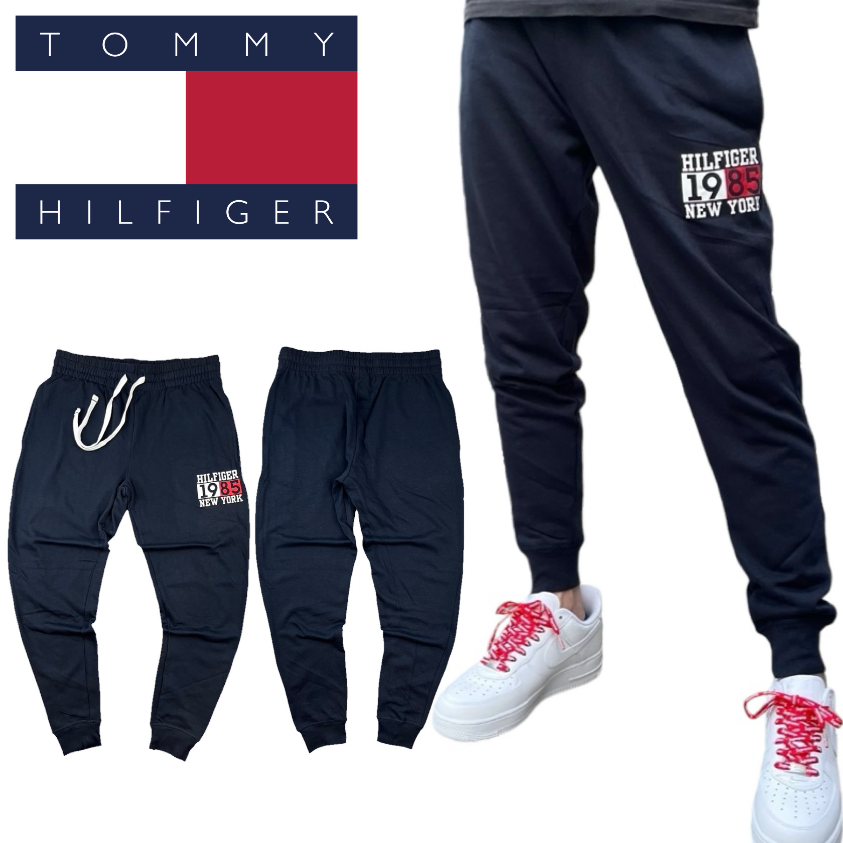 トミーヒルフィガー Tommy Hilfiger ボトムス ジョガーパンツ メンズ スウェット 裏起毛 長ズボン 09T4459 部屋着 ルームウェア  TOMMY HILFIGER JOGGER