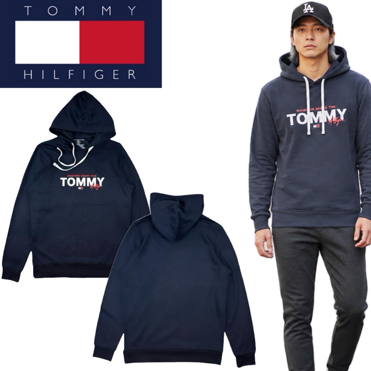 TOMMY HILFIGER（トミー・ヒルフィガー） パーカー 薄手 ロンT 長袖