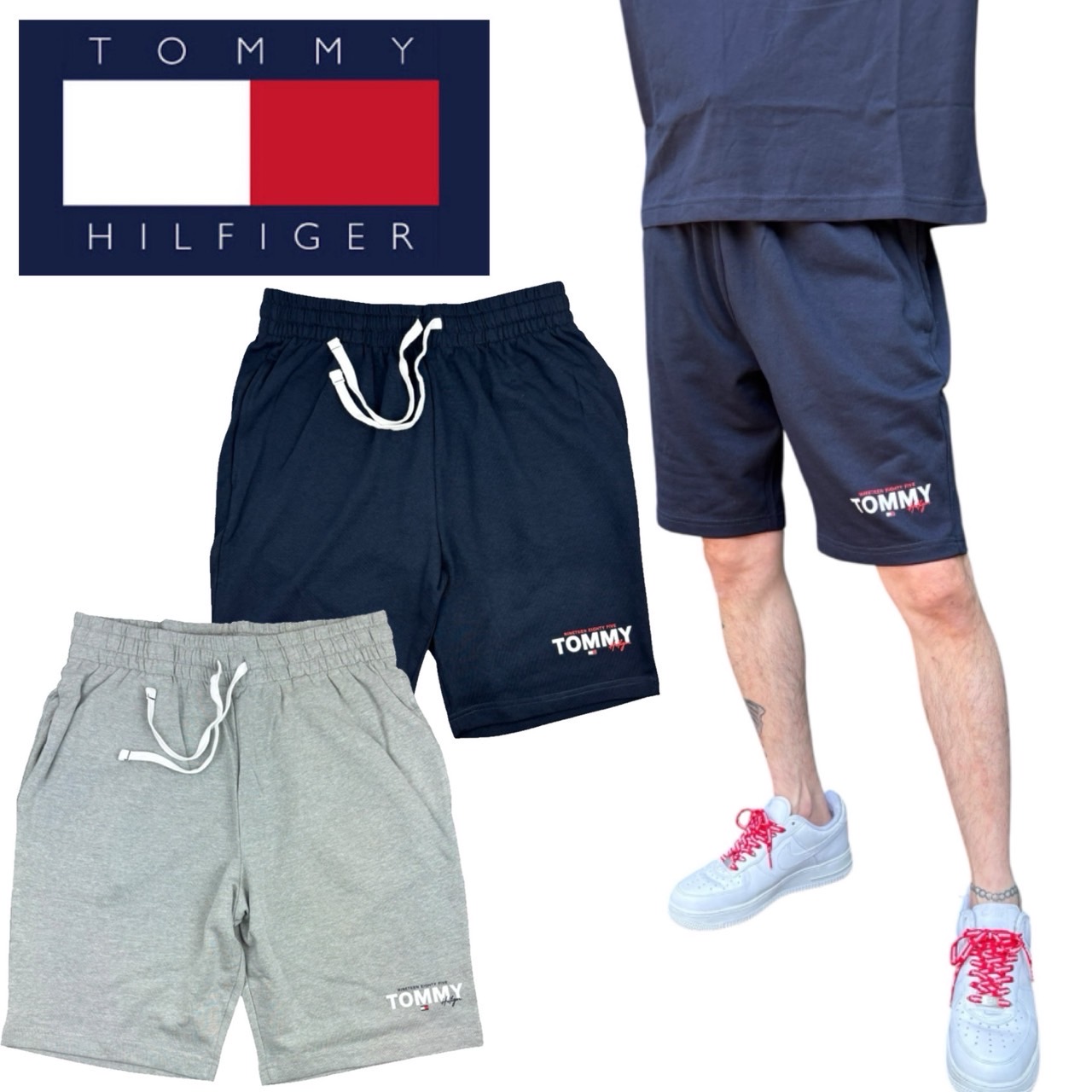 トミーヒルフィガー　ハーフパンツ　サイズM 新品未使用 新品未使用】 TOMMY HILFIGER トミーヒルフィガー ハーフパンツ