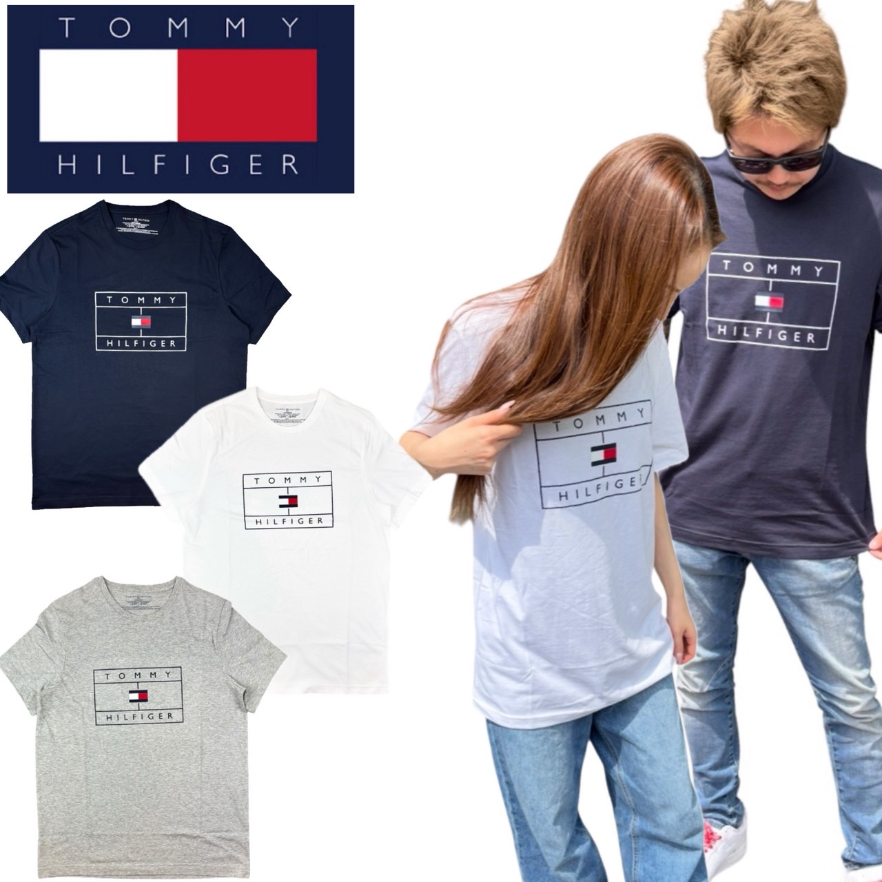 TOMMY HILFIGER（トミー・ヒルフィガー） 半袖 Tシャツ 09T4511 クルー 