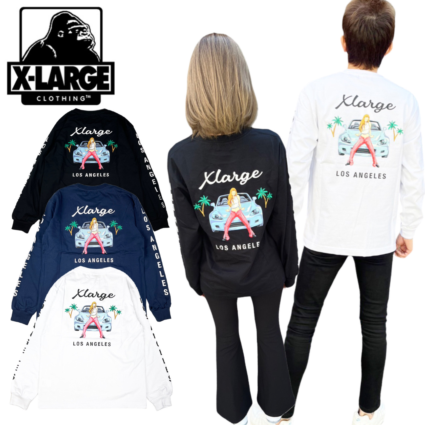 エクストララージ XLARGE 長袖 Tシャツ 101221011034 ロンT メンズ