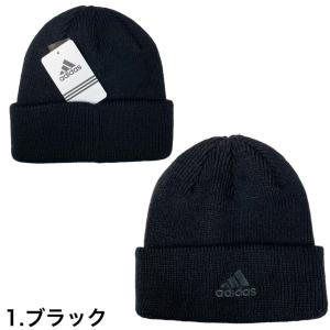 アディダス Adidas ビーニー ニット帽子 秋 冬 108-111401 ワンサイズ ニット ワ...