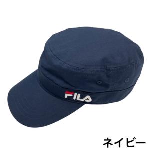 フィラ Fila ワークキャップ 帽子 ハット 117-113004 メンズ レディース 刺繍ロゴ ...