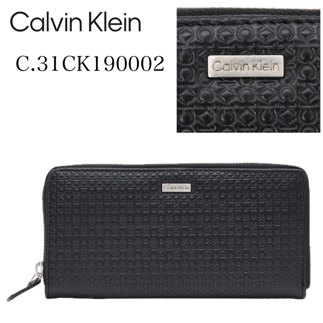 カルバンクラインCalvin Klein 財布 長財布 小銭入れ 31CK190002/4/6 レザー アクセサリー ブラック 小物 ビジネス  カジュアル 箱付き プレゼント : 31ck19000 : STY1 - 通販 - Yahoo!ショッピング