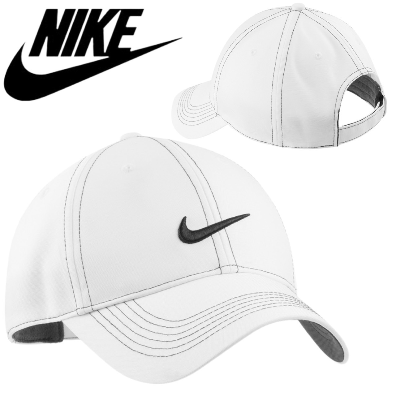 ナイキ Nike キャップ 帽子 333114 刺繍ロゴ 全5色 ドライフィット 速乾 メンズ レディース スポーツ 紫外線対策 調節可 ヘリテージ86 NIKE SWOOSH FRONT CAP｜staiwan｜03