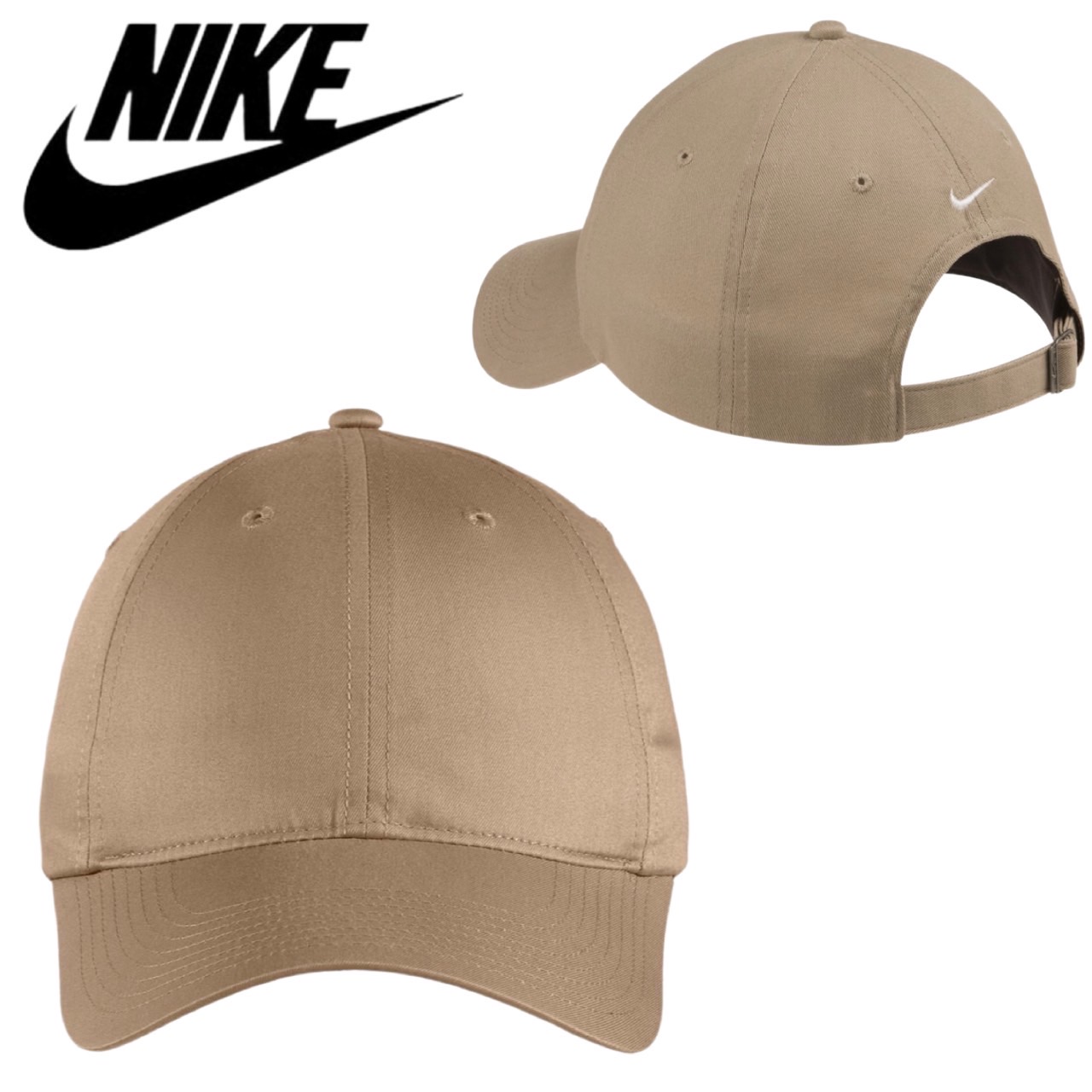 ナイキ Nike キャップ 帽子 ゴルフ ロゴ 580087 メンズ レディース 速乾 スウッシュロゴ Dri-FIT ワンサイズ スポーツ NIKE  UNSTRUCTURED TWILL CAP