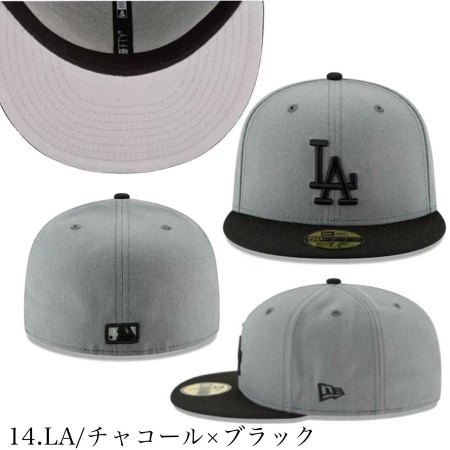 ニューエラ Newera 帽子 59FIFTY キャップ ヤンキース LA ドジャース フラットバイザー 5950 メンズ レディース メジャーリーグ 大人 MLB チーム NEWERA 59FIFTY｜staiwan｜15