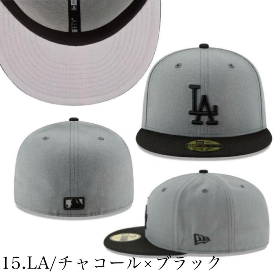 ニューエラ Newera 帽子 59FIFTY キャップ ヤンキース LA ドジャース フラットバイザー 5950 メンズ レディース メジャーリーグ 大人 MLB チーム NEWERA 59FIFTY｜staiwan｜08