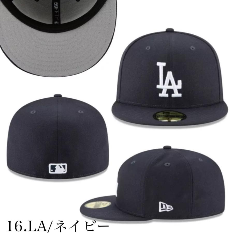 ニューエラ Newera 帽子 59FIFTY キャップ ヤンキース LA ドジャース フラットバイザー 5950 メンズ レディース メジャーリーグ 大人 MLB チーム NEWERA 59FIFTY｜staiwan｜09