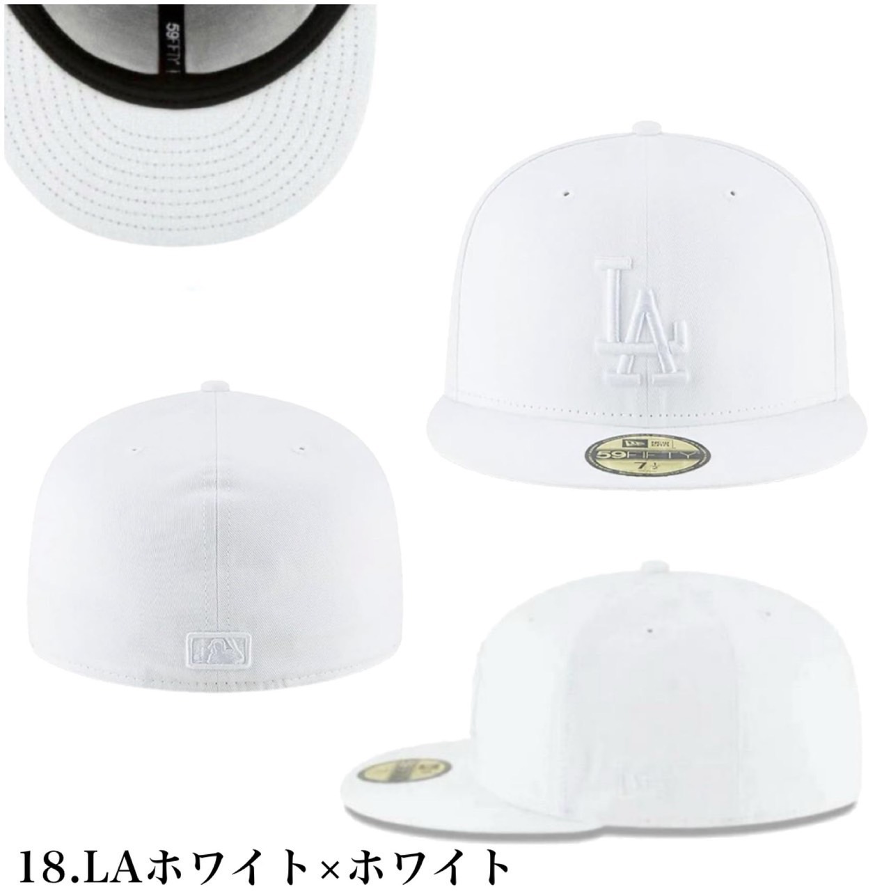 ニューエラ Newera 帽子 59FIFTY キャップ ヤンキース LA ドジャース フラットバイザー 5950 メンズ レディース メジャーリーグ 大人 MLB チーム NEWERA 59FIFTY｜staiwan｜11