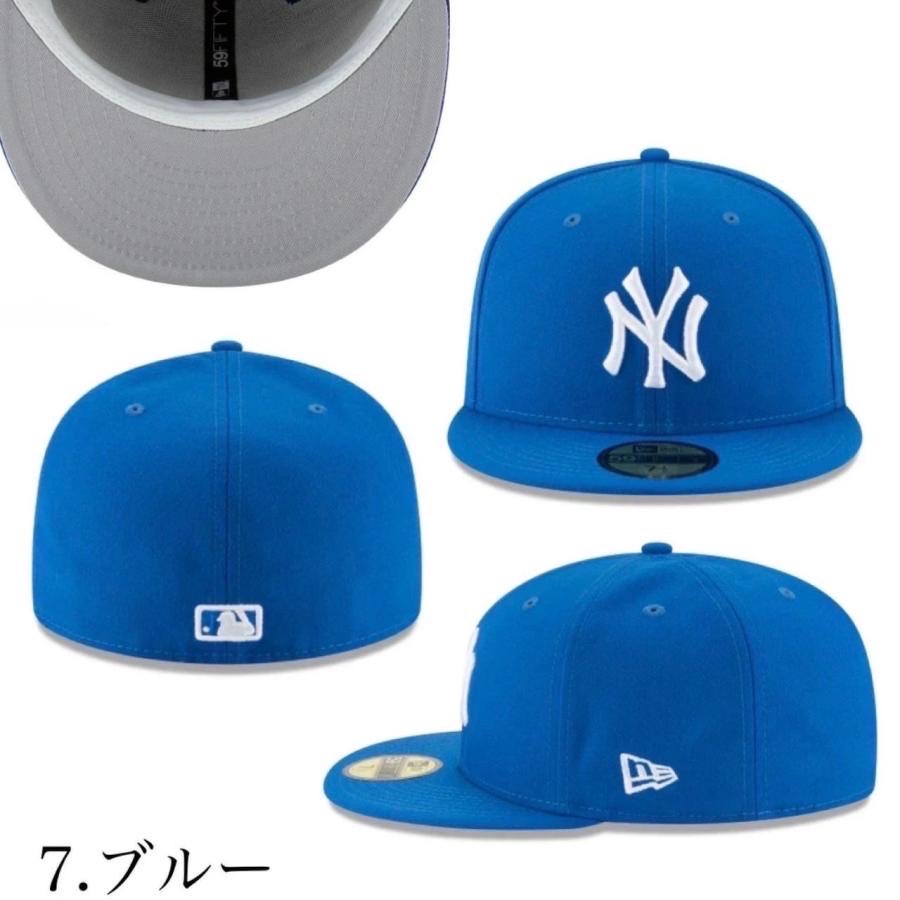 ニューエラ Newera 帽子 59FIFTY キャップ ヤンキース LA ドジャース フラットバイザー 5950 メンズ レディース メジャーリーグ 大人 MLB チーム NEWERA 59FIFTY｜staiwan｜08