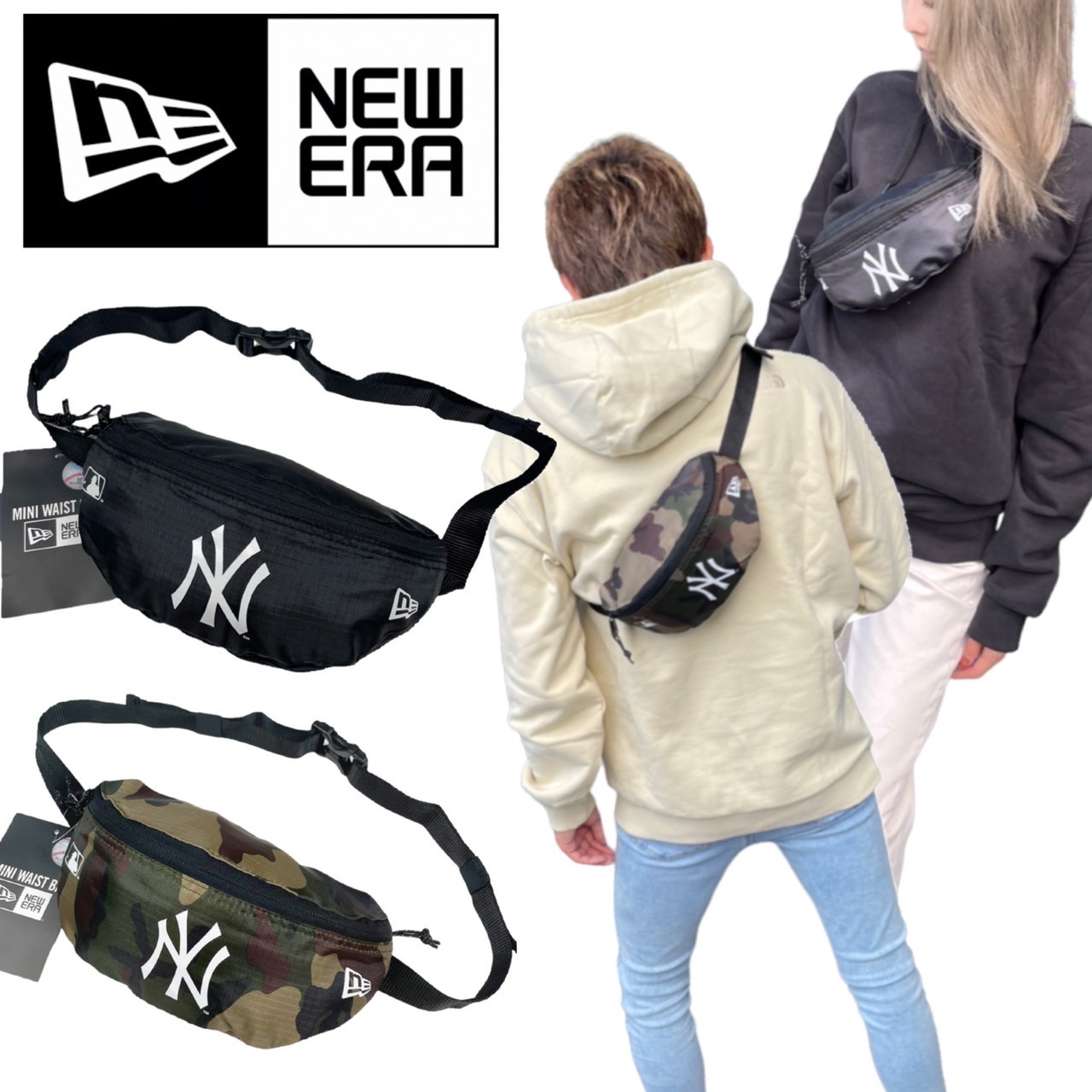 NEW ERA ニューエラ Newera カバン ウエストバッグ ミニ クロス