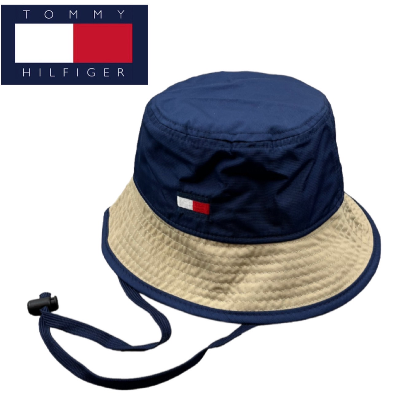 トミーヒルフィガー Tommy Hilfiger バケットハット 69J7351 帽子 紐付き メン...