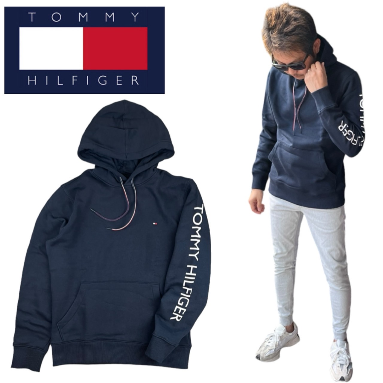 トミーヒルフィガー Tommy Hilfiger トップス パーカー 78J9710 スウェット 裏起毛 フーディー ルームウェア 袖ロゴ プリント TOMMY  HILFIGER PULLOVER HOODIE : 78j9710 : STY1 - 通販 - Yahoo!ショッピング