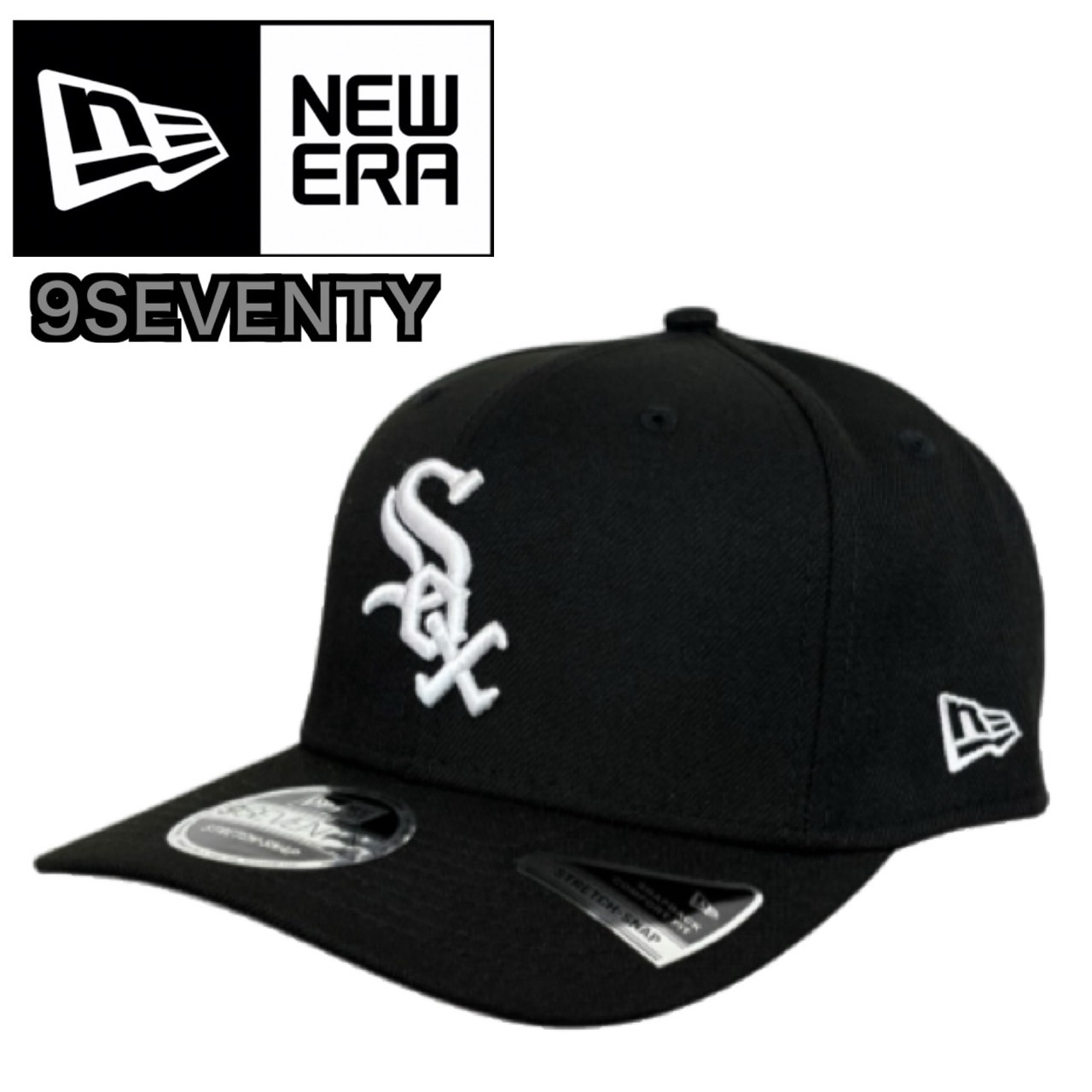 ニューエラ Newera キャップ 帽子  9SEVENTY メンズ レディース 970 ストレッチ ヤンキース ドジャース MLB ロゴ パドレス レッドソックス STRETCH SNAP | NEW ERA | 06