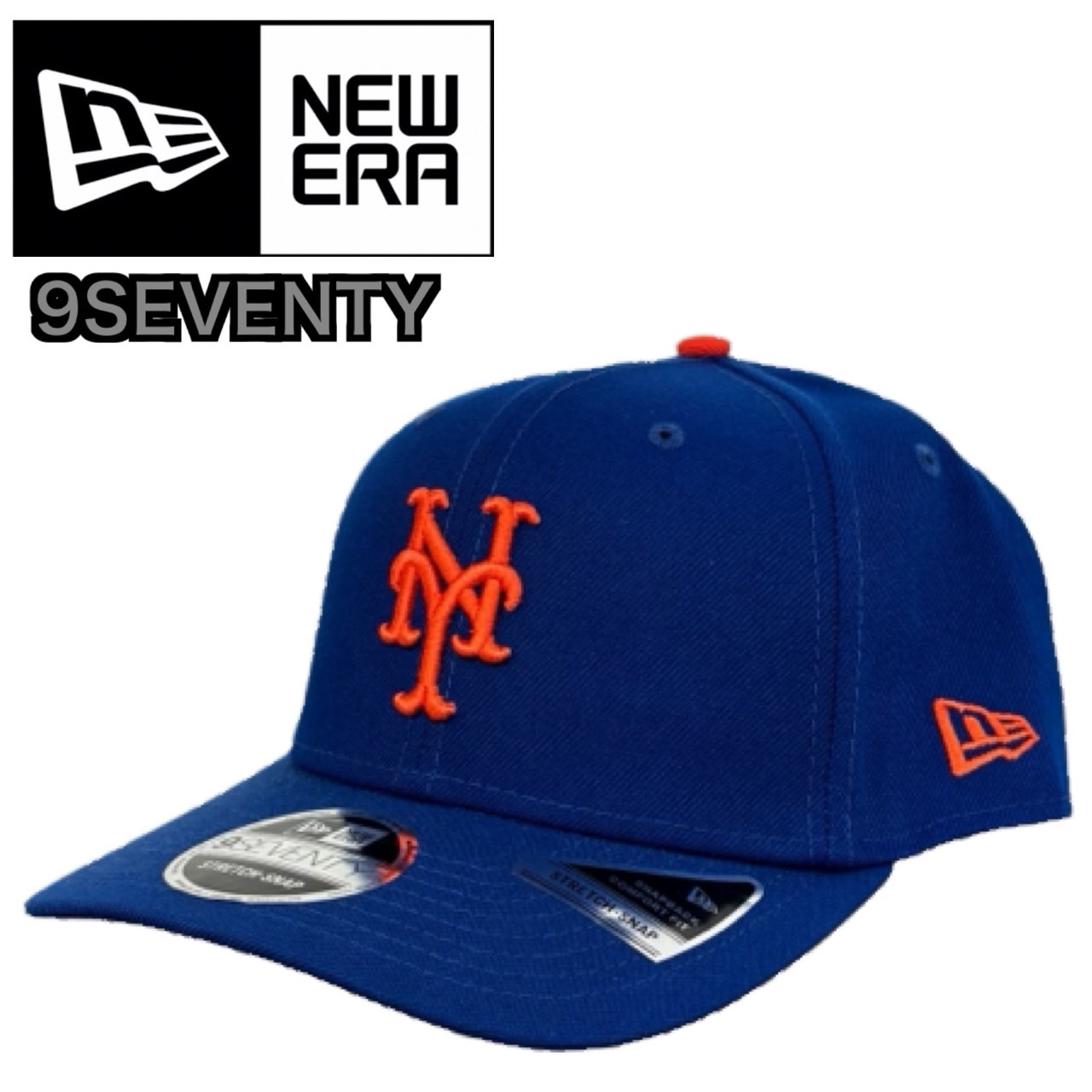 ニューエラ Newera キャップ 帽子  9SEVENTY メンズ レディース 970 ストレッチ ヤンキース ドジャース MLB ロゴ パドレス レッドソックス STRETCH SNAP | NEW ERA | 08