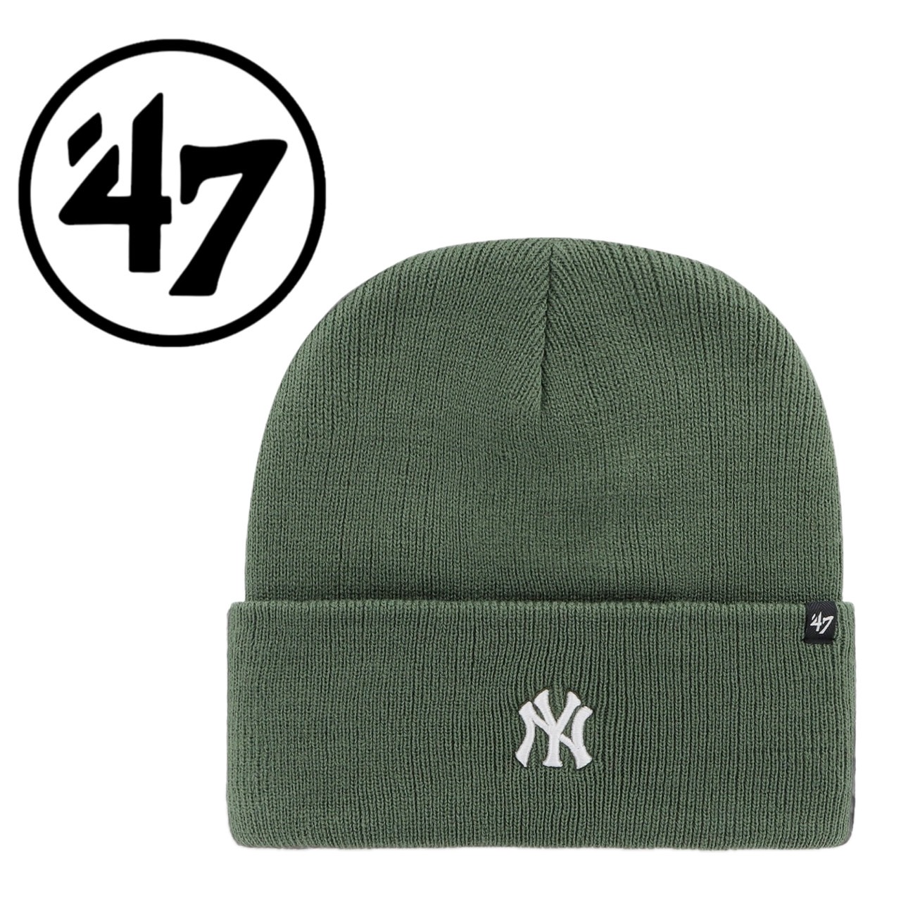 47 フォーティーセブン ブランド 帽子 ニット帽子 NYY ビーニー ドジャース MLB ワンサイズ ヤンキース 野球チーム 47 BRAND  BASE RUNNER CUFF KNIT