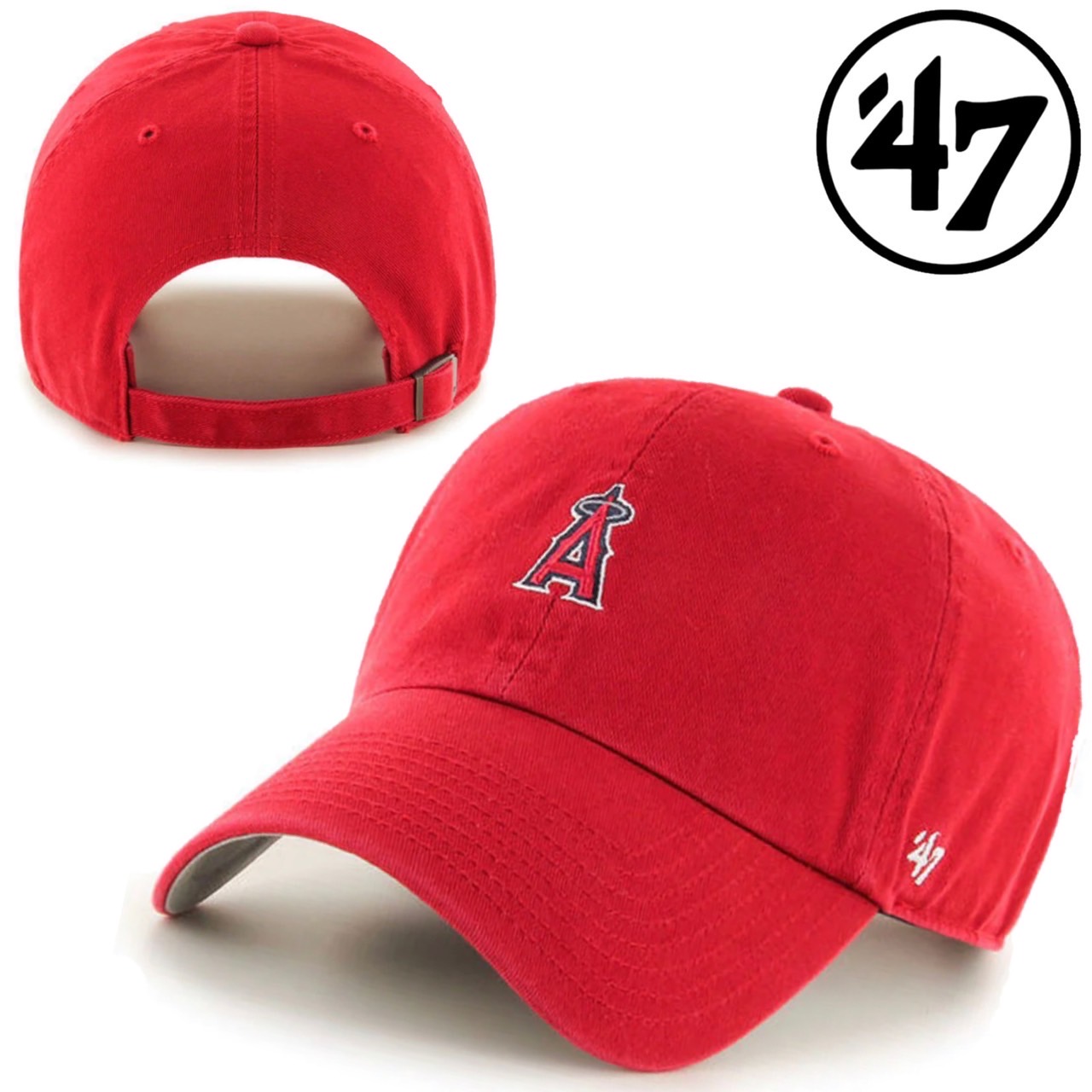 47 フォーティーセブン ブランド キャップ 帽子ミニロゴ LA ベースランナー MLB クリーンナップ 野球 ベースボールキャップ 柔らか  47BRAND BASERUNNER CLEAN UP