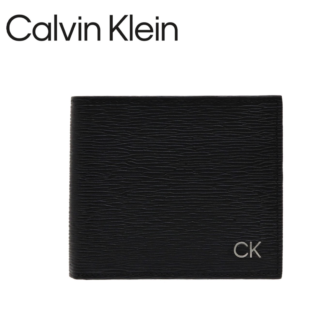 カルバンクライン 二つ折り財布 メンズ 小銭入れ ブラック 31KJ130003 Calvin Klein（カルバン・クライン） 財布 キーケース セット メンズ