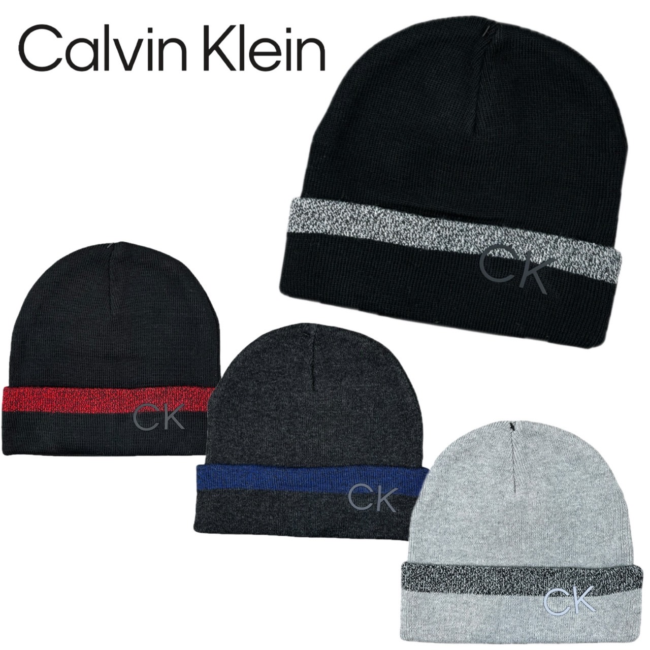 Calvin Klein（カルバン・クライン） キャップ 帽子 ニット帽 ビーニー