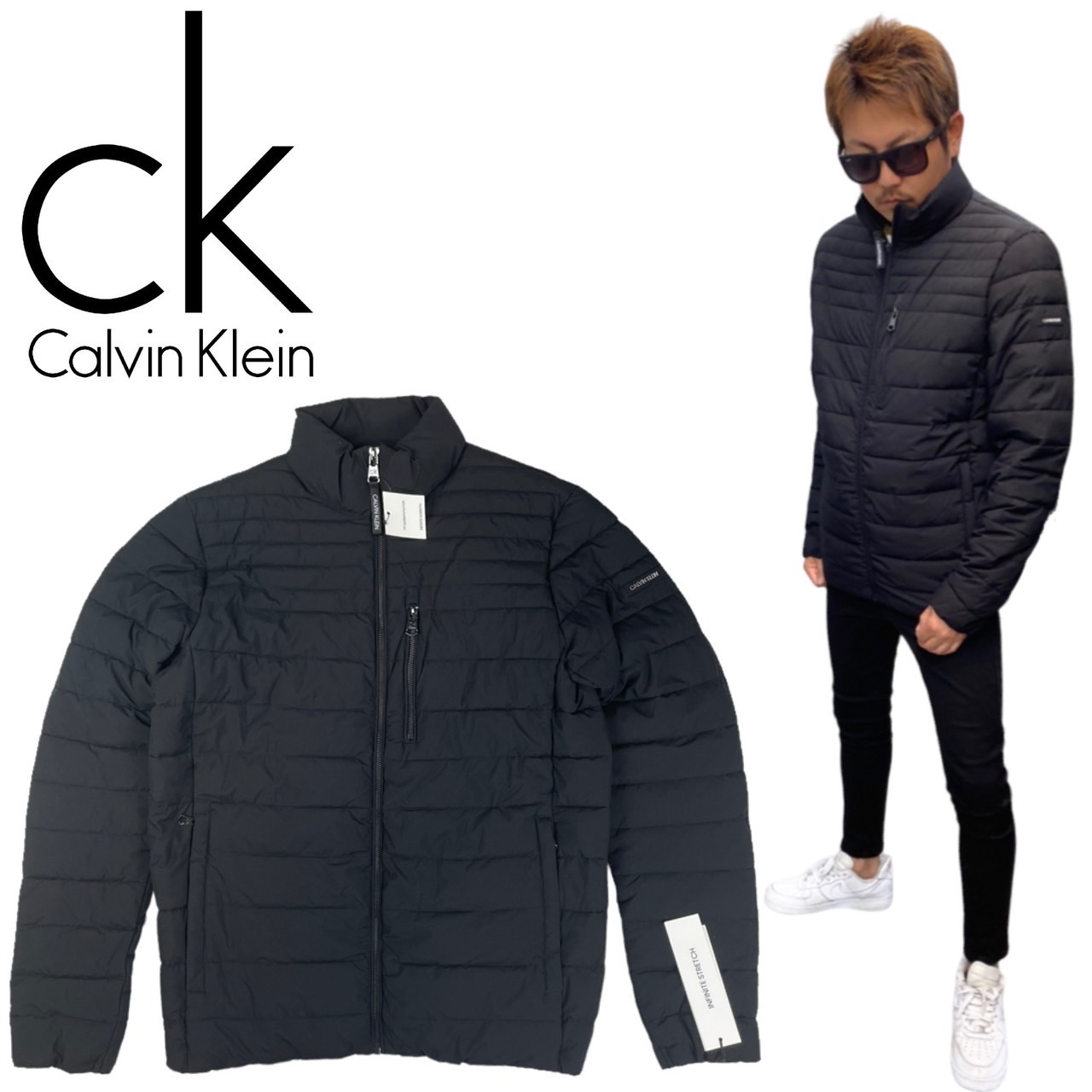 カルバンクライン CALVIN KLEIN 中綿 ジャケット アウター ロゴ 