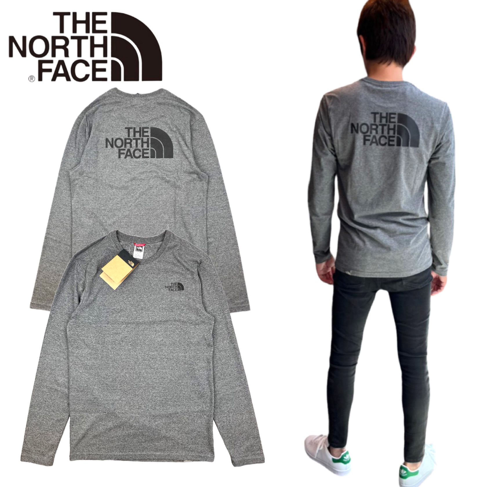 ザ ノースフェイス The North Face ロンT イージー 長袖 Tシャツ ハーフドーム NF0A2TX1 メンズ レディース バックロゴ  THE NORTH FACE L/S EASY TEE