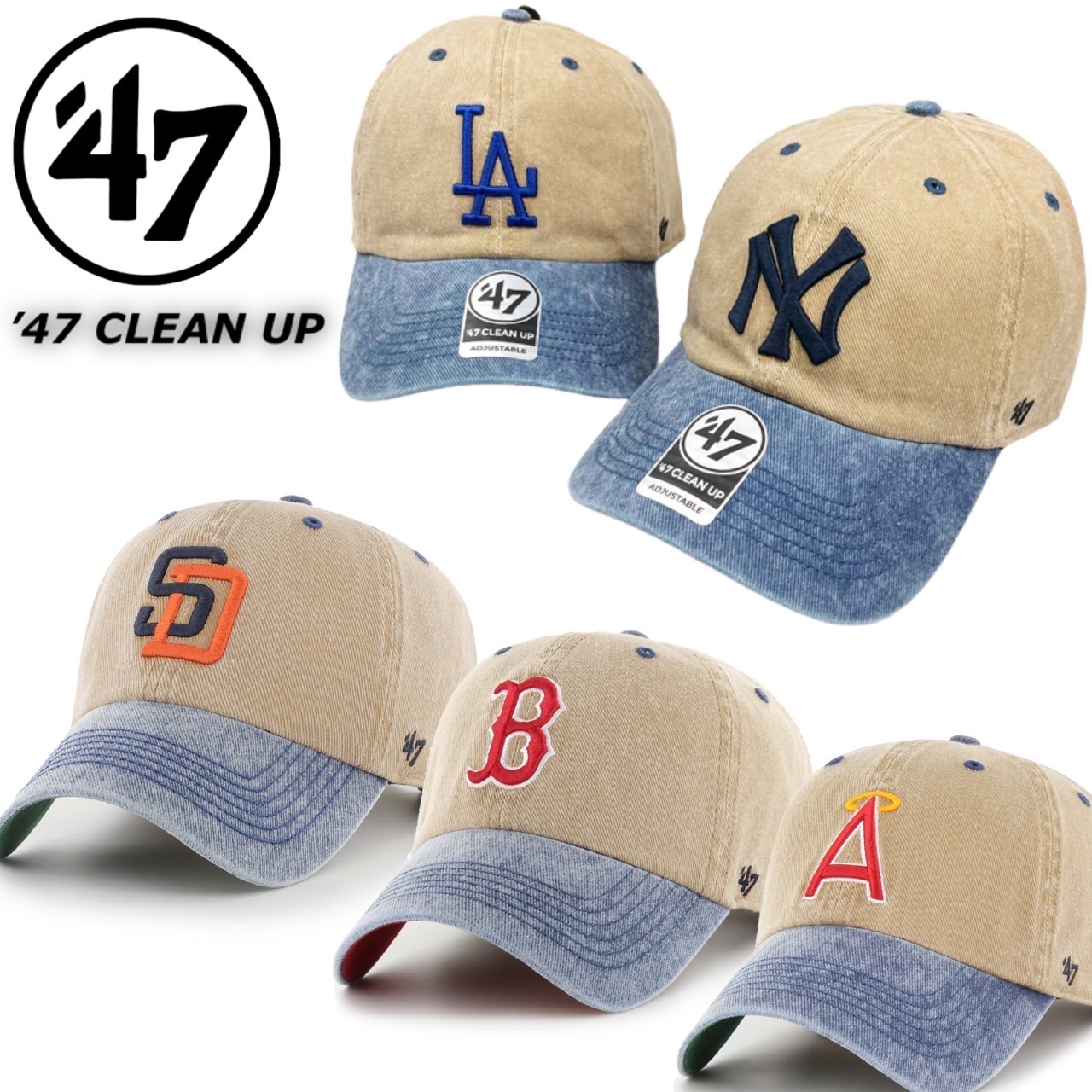 47 Brand Eldin Khaki Clean Up Hat