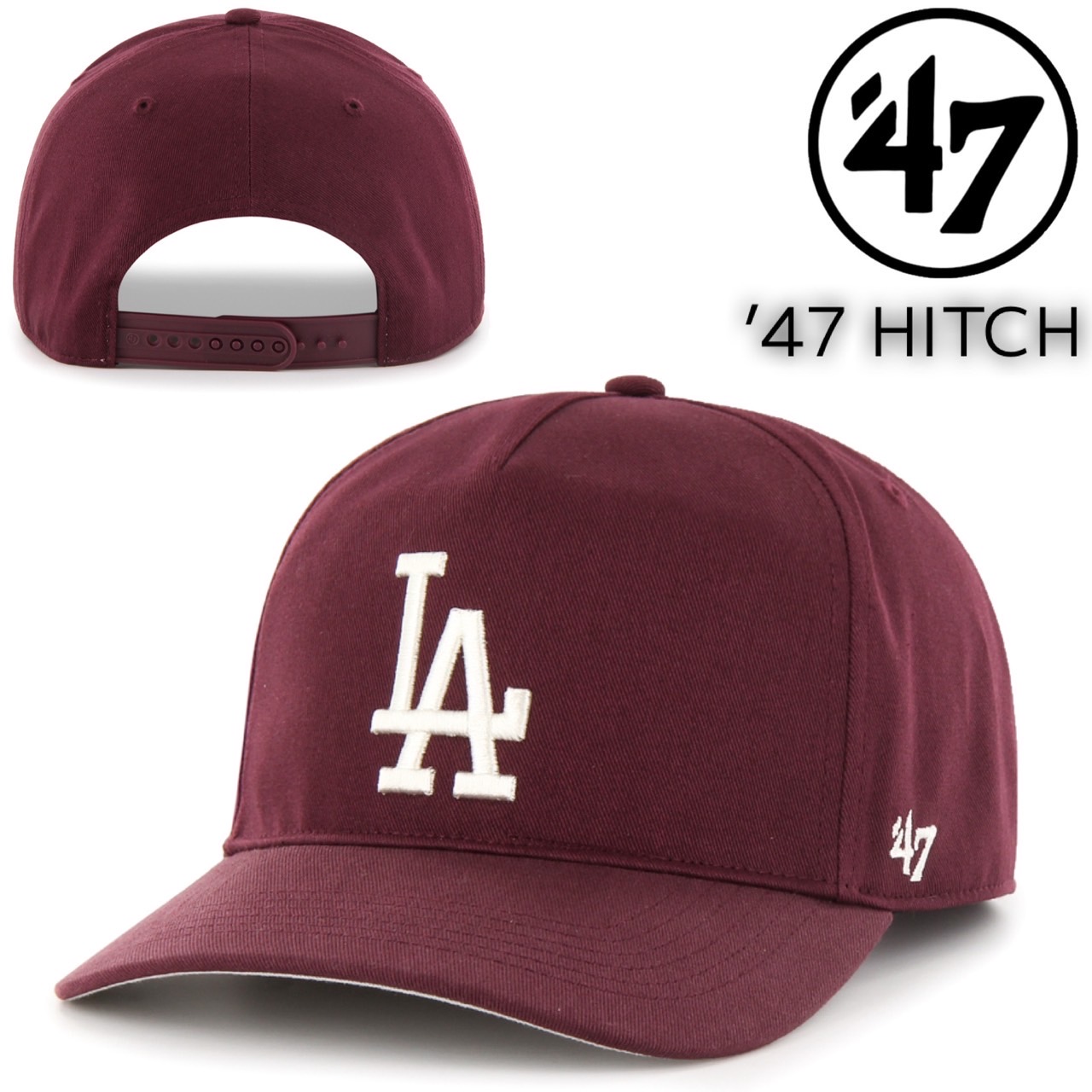 47 キャップ フォーティーセブン LA ヤンキース ドジャース NYY 帽子 ヒッチ 野球チーム 刺繍ロゴ メンズ レディース 野球帽 47BRAND HITCH｜staiwan｜05