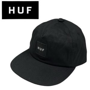 ハフ HUF キャップ 帽子 HT00714 ボックスロゴ フラットバイザー ワンサイズ ハット キ...