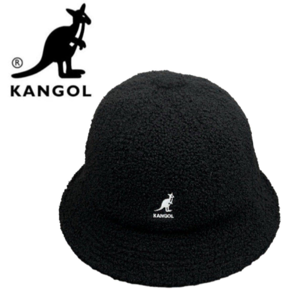 黒 バケットハット　カンゴール　AK コラボ　限定品 hiphop KANGOL KANGOL×AK-69 Washed Bucket 第2弾