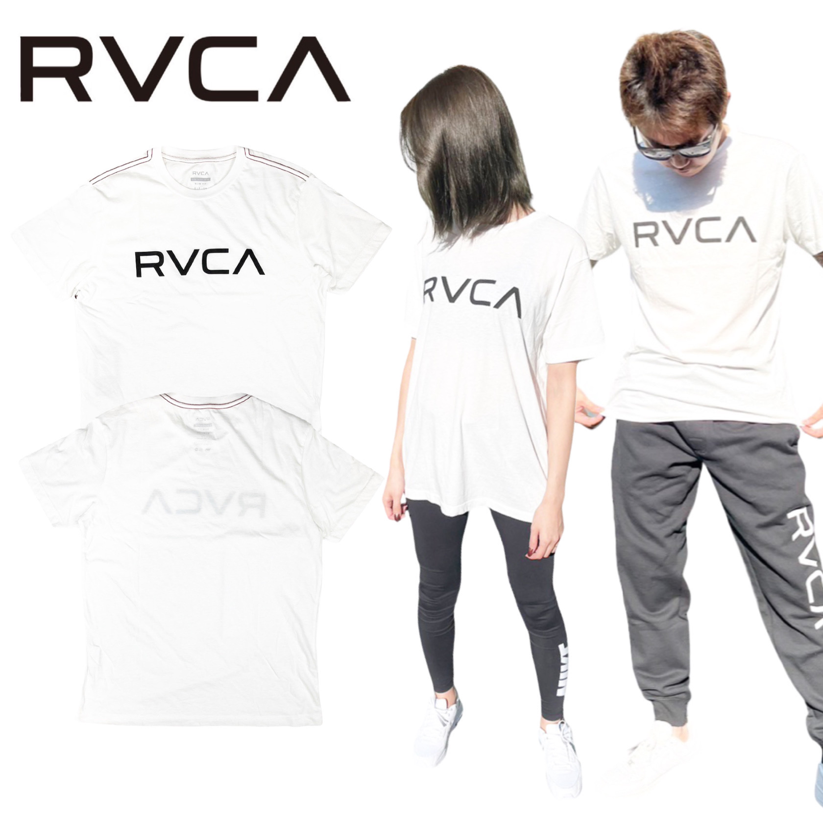 ルーカ RVCA 半袖Tシャツ M420VRBI メンズ レディース ロゴ トップス クルーネック 丸首 カジュアル BIG RVCA SS TEE｜staiwan｜03