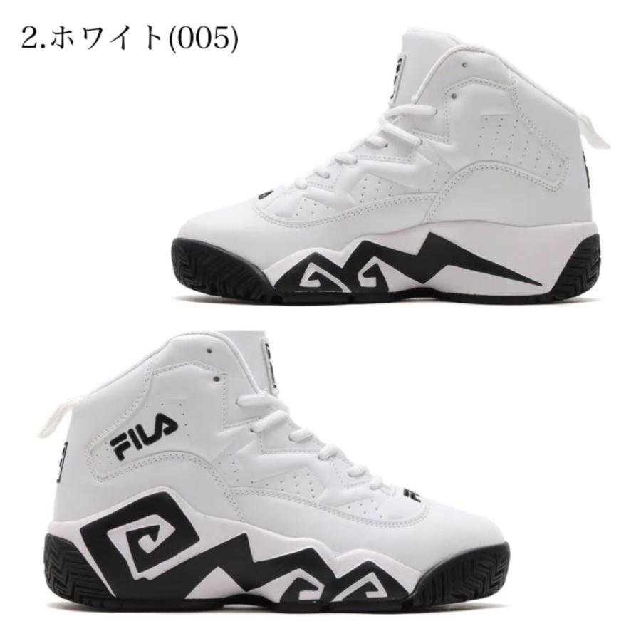 フィラ Fila スニーカー バッシュ ハイカット マッシュバーン MB バスケット シューズ メンズ レディーズ ユニセックス FILA MASHBURN MB｜staiwan｜03