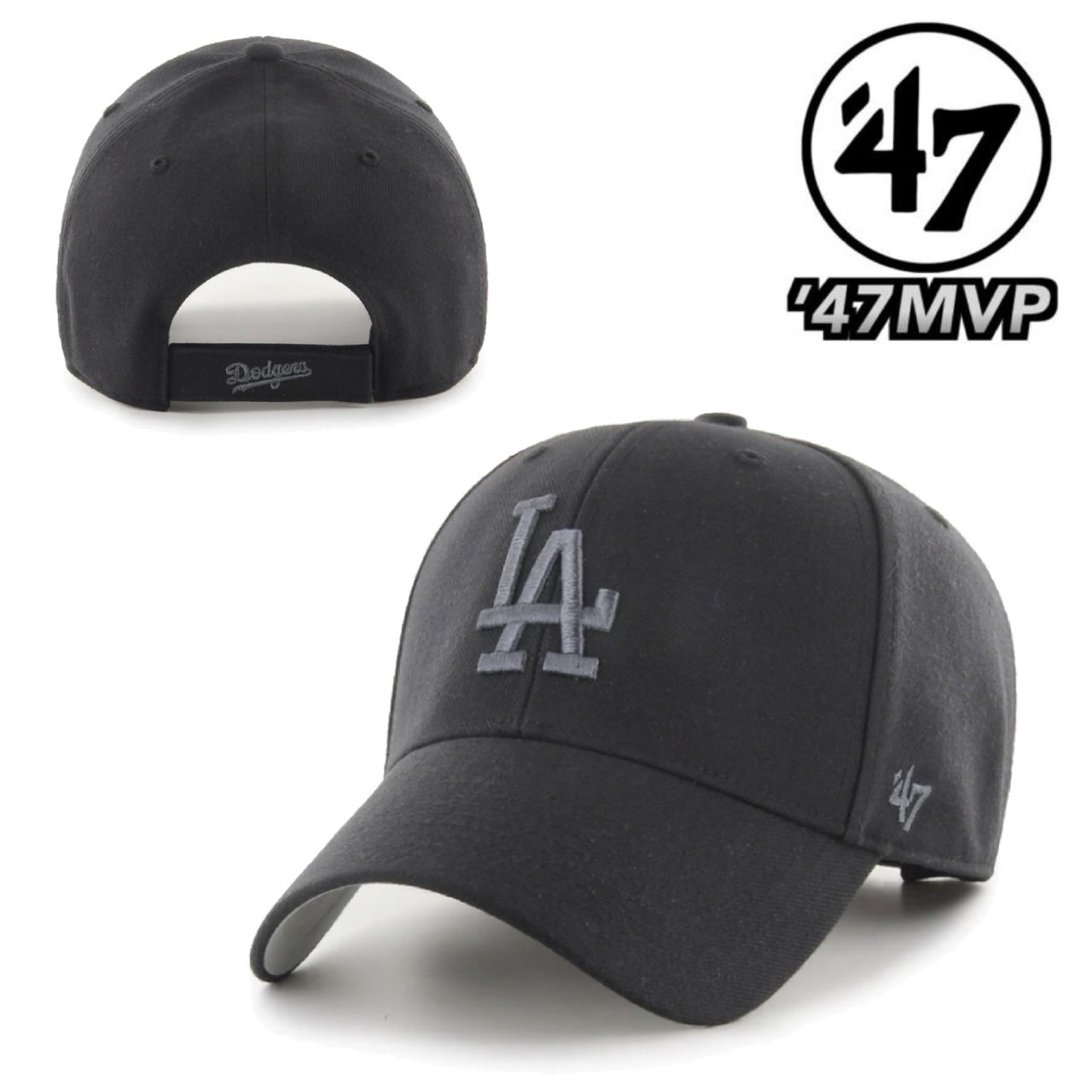 イケ様 刺し子ベースボールキャップ 一点物 47BRAND LA ドジャース 47（フォーティーセブン） キャップ 帽子 LA ブランド ヤンキース