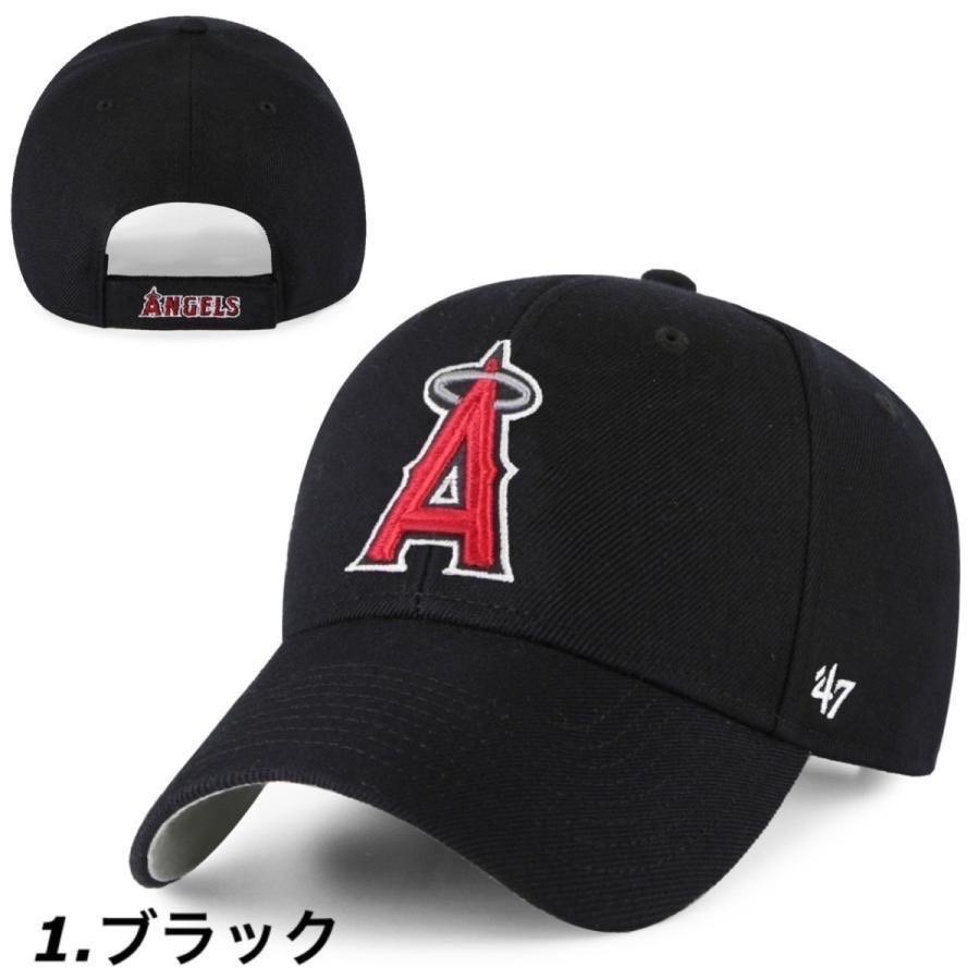 エンゼルス キャップ ニューエラ 黒ブラック レインボーロゴ - 帽子
