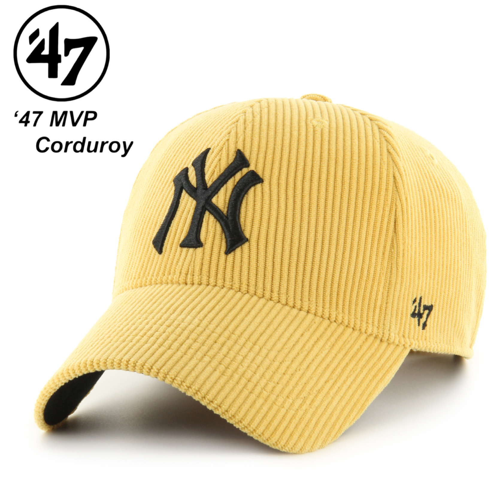 47 フォーティーセブン ブランド キャップ MVP コーデュロイ 帽子 暖か 全9カラー 秋 冬 男女兼用 47BRAND MVP CORDUROY