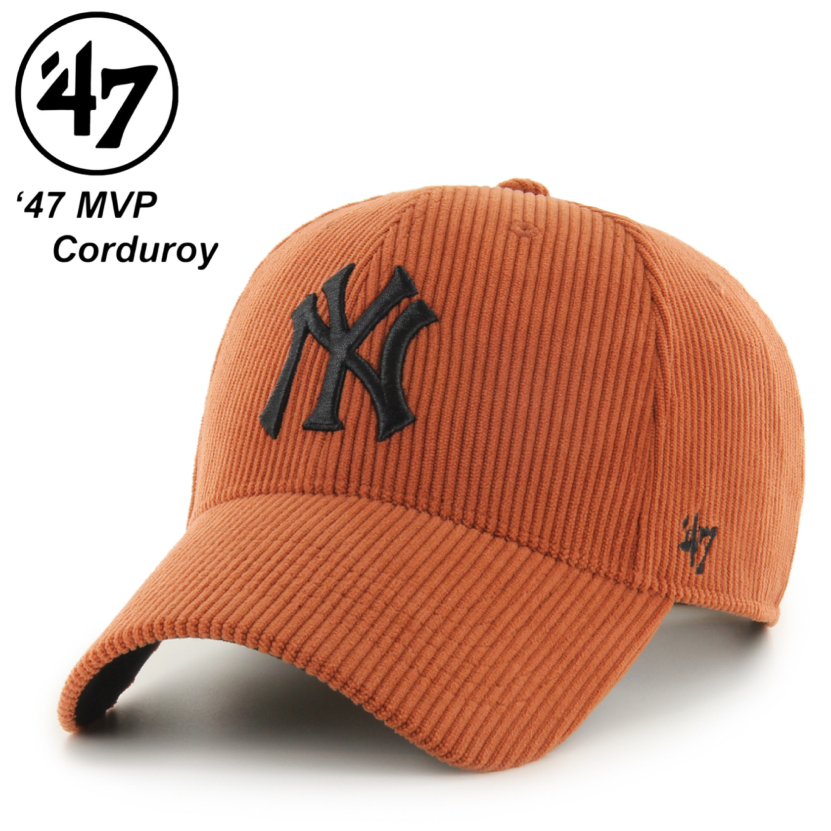 47 フォーティーセブン ブランド キャップ MVP コーデュロイ 帽子 暖か 全9カラー 秋 冬 男女兼用 47BRAND MVP CORDUROY