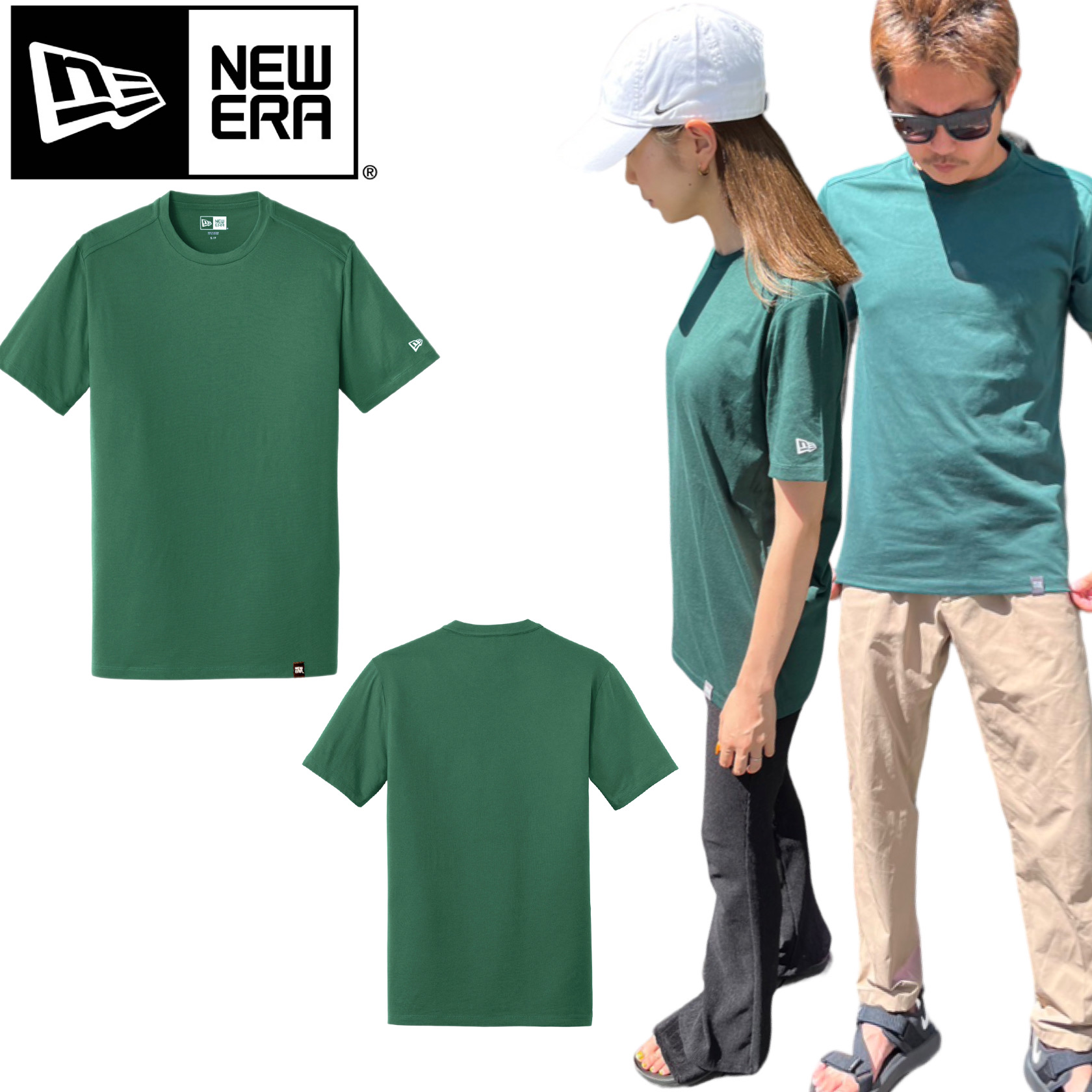 ニューエラ NEWERA Tシャツ 半袖 ロゴ ヘリテージ NEA100 メンズ レディース 全7色...