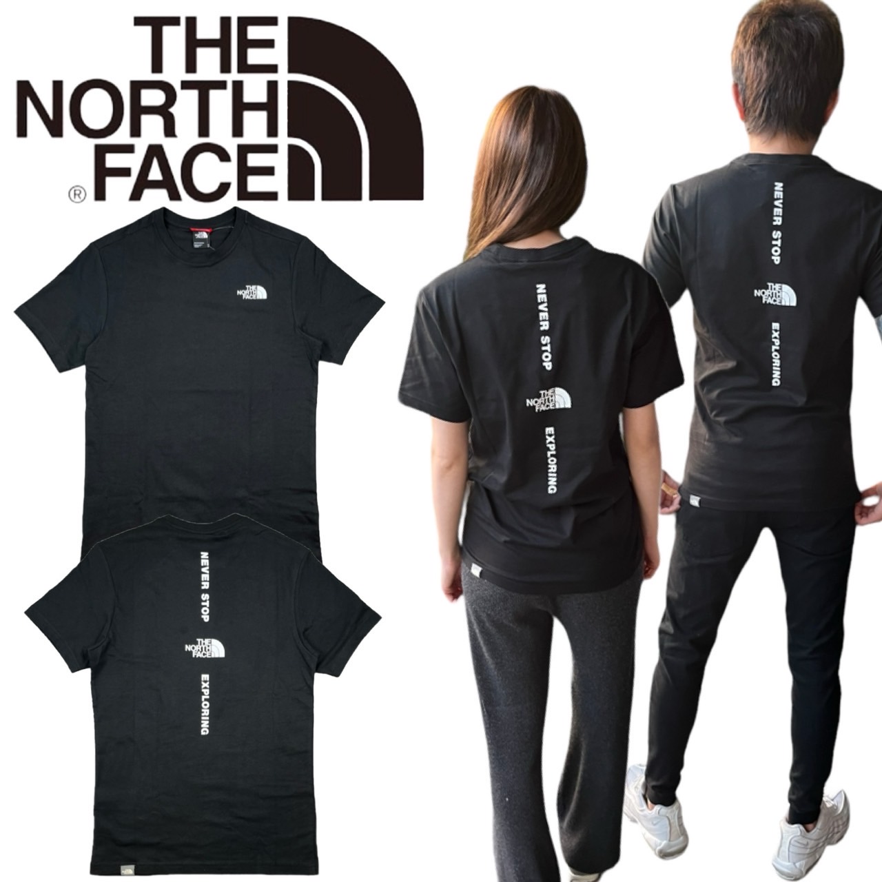 ザ ノースフェイス The North Face Tシャツ 半袖 バックロゴ NF0A4CAX バーチカル NSE メンズ レディース THE NORTH FACE VERTICAL NSE TEE｜staiwan｜02