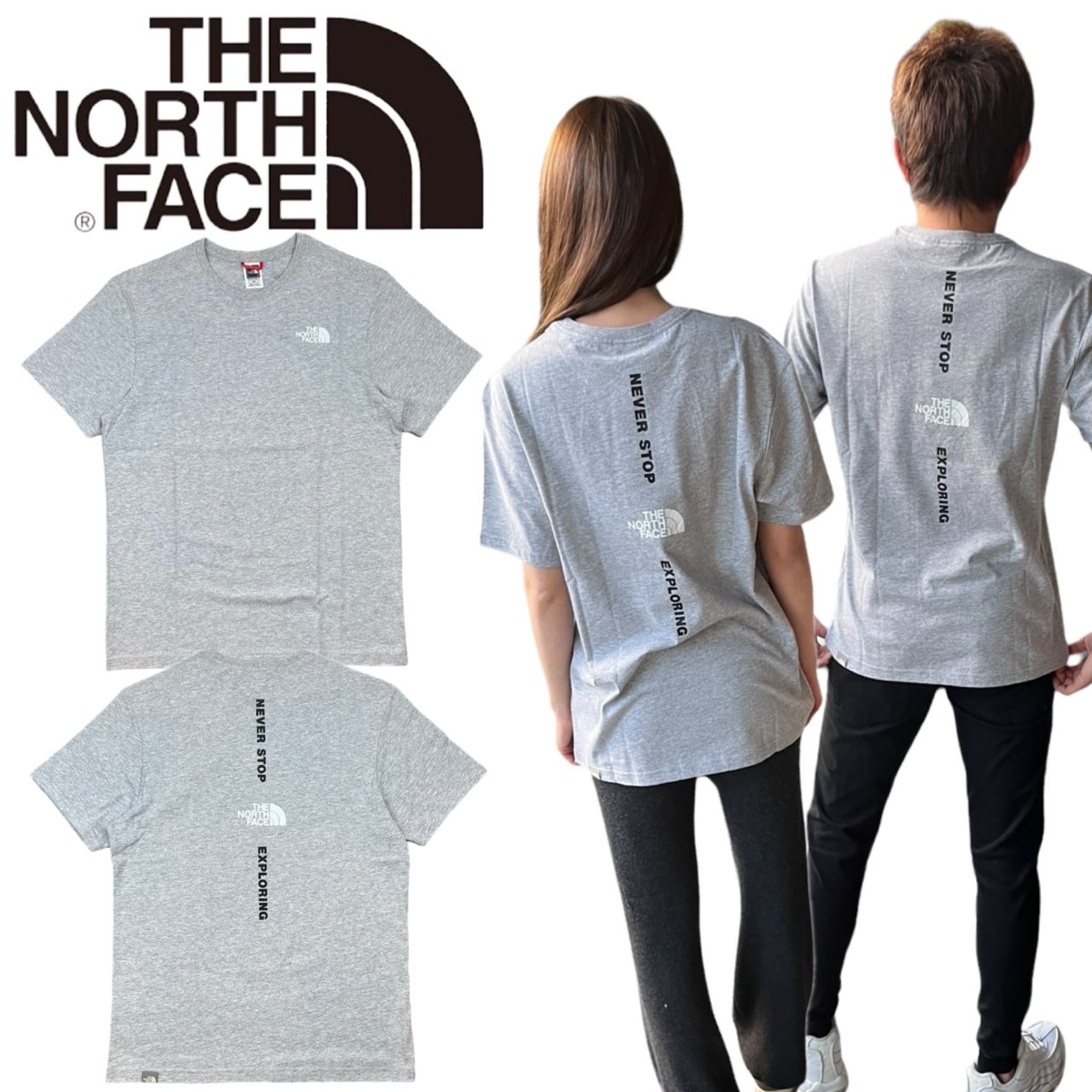 ザ ノースフェイス The North Face Tシャツ 半袖 バックロゴ NF0A4CAX バーチカル NSE メンズ レディース THE NORTH FACE VERTICAL NSE TEE｜staiwan｜04