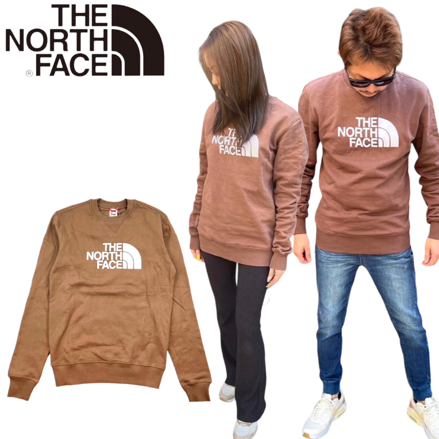 ザ ノースフェイス The North Face トレーナー NF0A4SVR メンズ 裏起毛 クルーネック ハーフドーム 刺繍ロゴ プルオーバー スウェット THE NORTH FACE DREW PEAK｜staiwan｜02