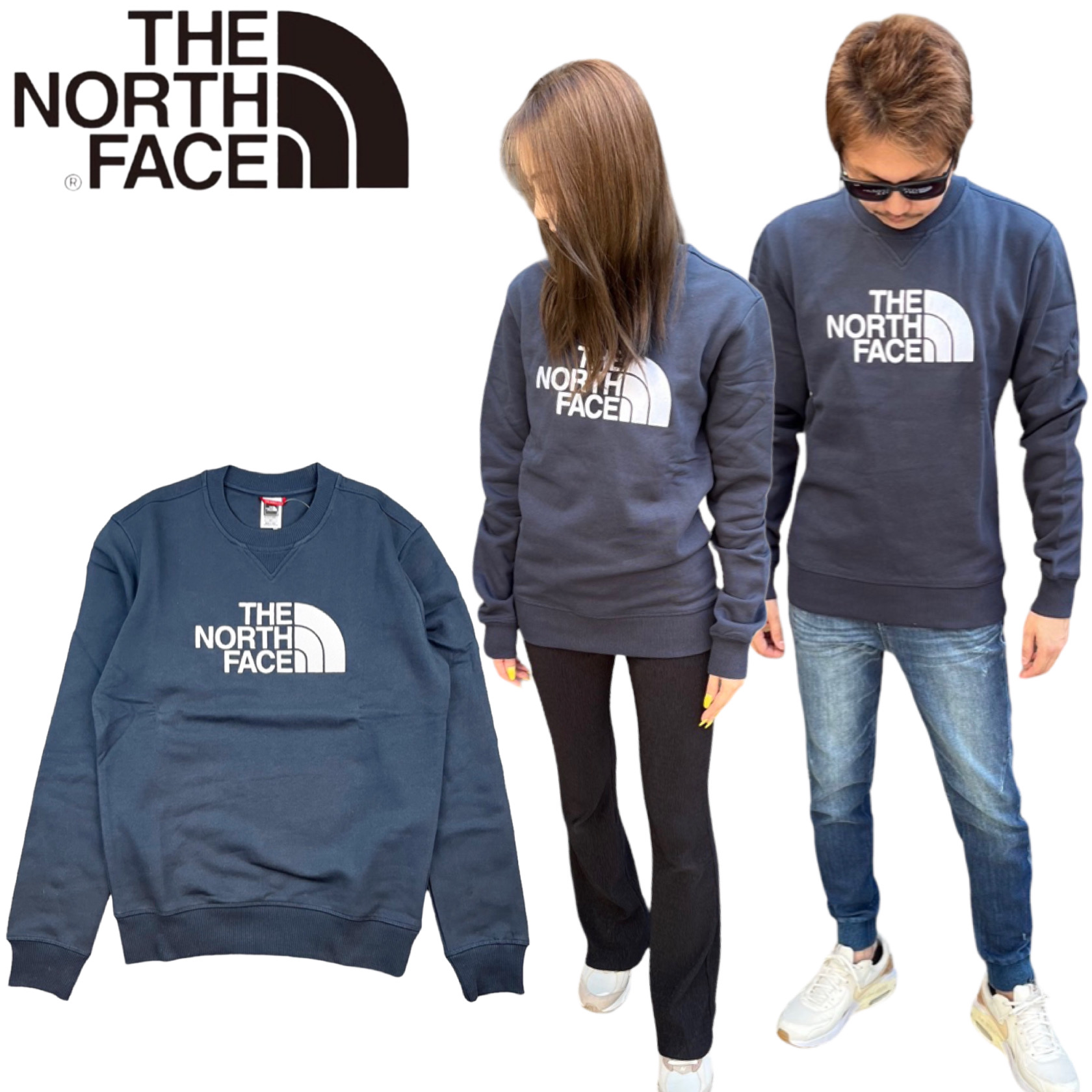 ザ ノースフェイス The North Face トレーナー NF0A4SVR メンズ 裏起毛 クルーネック ハーフドーム 刺繍ロゴ プルオーバー スウェット THE NORTH FACE DREW PEAK｜staiwan｜03