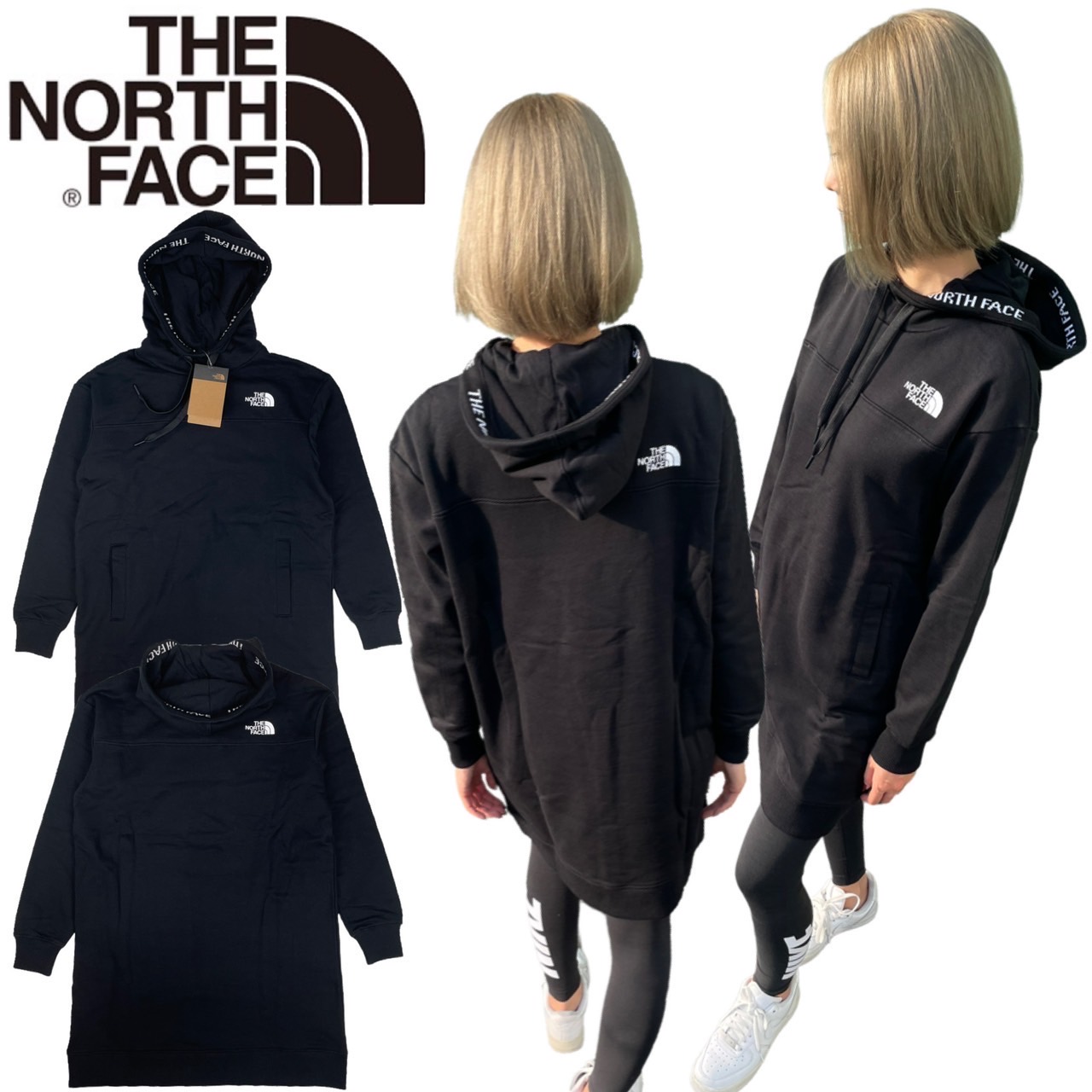 ザ ノースフェイス The North Face パーカー ドレス NF0A5ILO レディース スウェット ズーム 裏起毛 ワンピース THE  NORTH FACE W HOODIE DRESS ZUMU