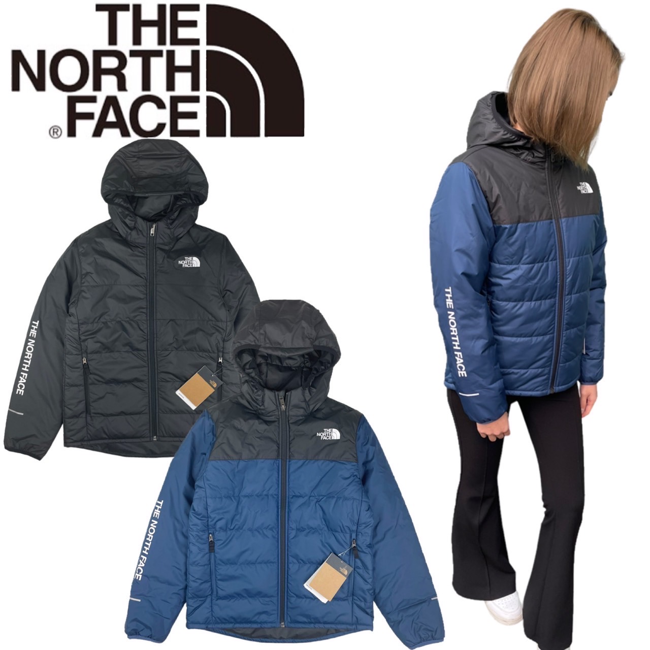 ザ ノースフェイス The North Face ジャケット 中綿 キッズ ボーイズ NF0A7ZEJ 袖ロゴ アウター THE NORTH FACE  B NEVER STOP INSULATED JACKET